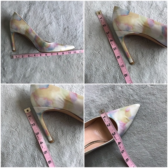 Stuart Weitzman Heist Pump Pastel Sunflower Patent - Picture 8 of 8